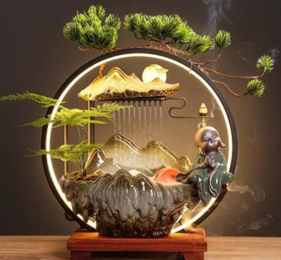 Harmony LED Waterfall Incense Fountain