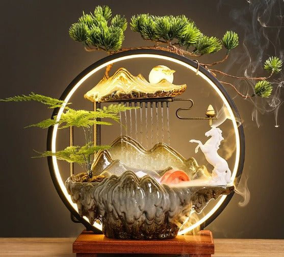 Harmony LED Waterfall Incense Fountain