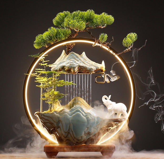 Harmony LED Waterfall Incense Fountain