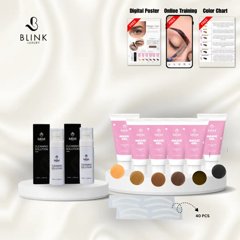 BLINK MEGA SALE Magic Gel Brow Tint 40ml Combo + online training