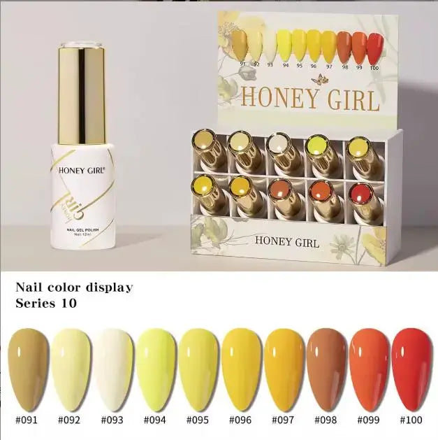 HONEY GIRL Gel Polish Set – 160 Colors - 12ml each
