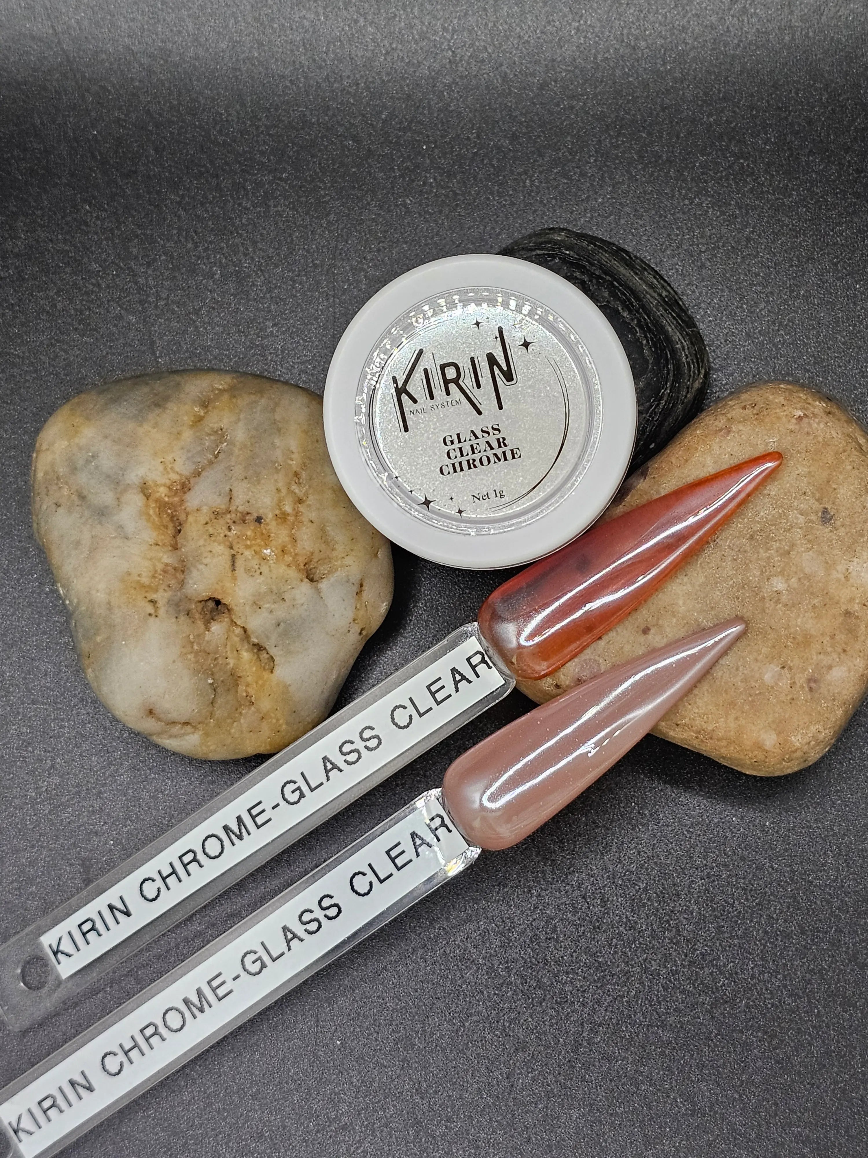 KIRIN Glass Clear Chrome Powder