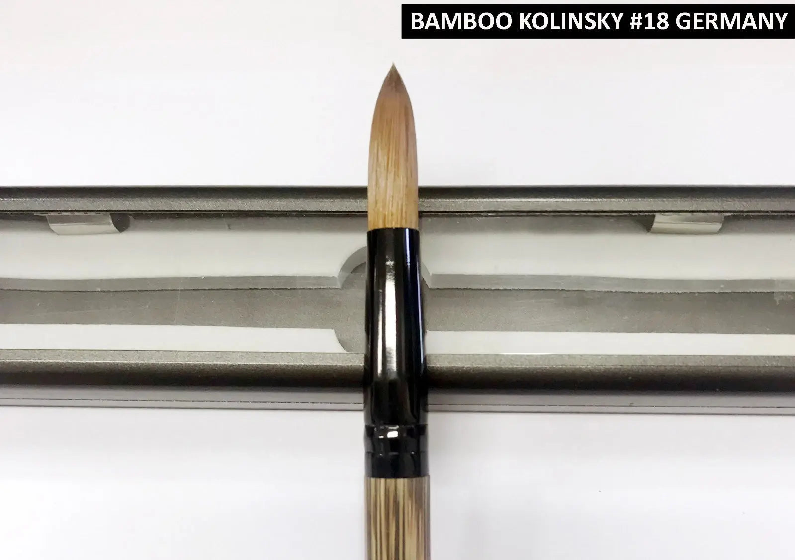 100% Bamboo Kolinsky Hair Acrylic Uncrimped GERMANY Brush (