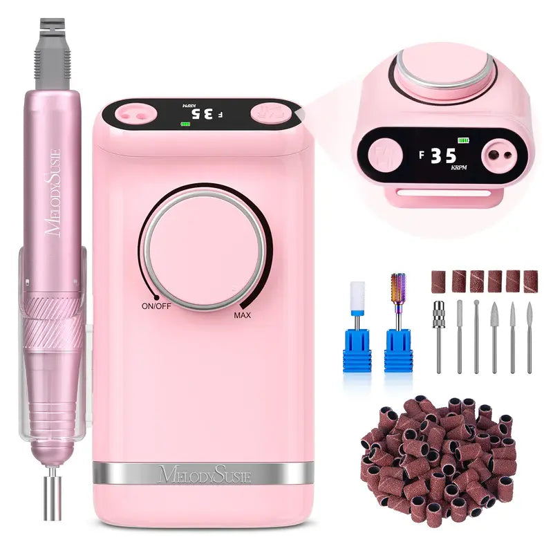 ＊...* 　merryuny. メルニードレス MelodySusie SM320G Clip-On Advanced Rechargeable 2-in-1 Nail Drill