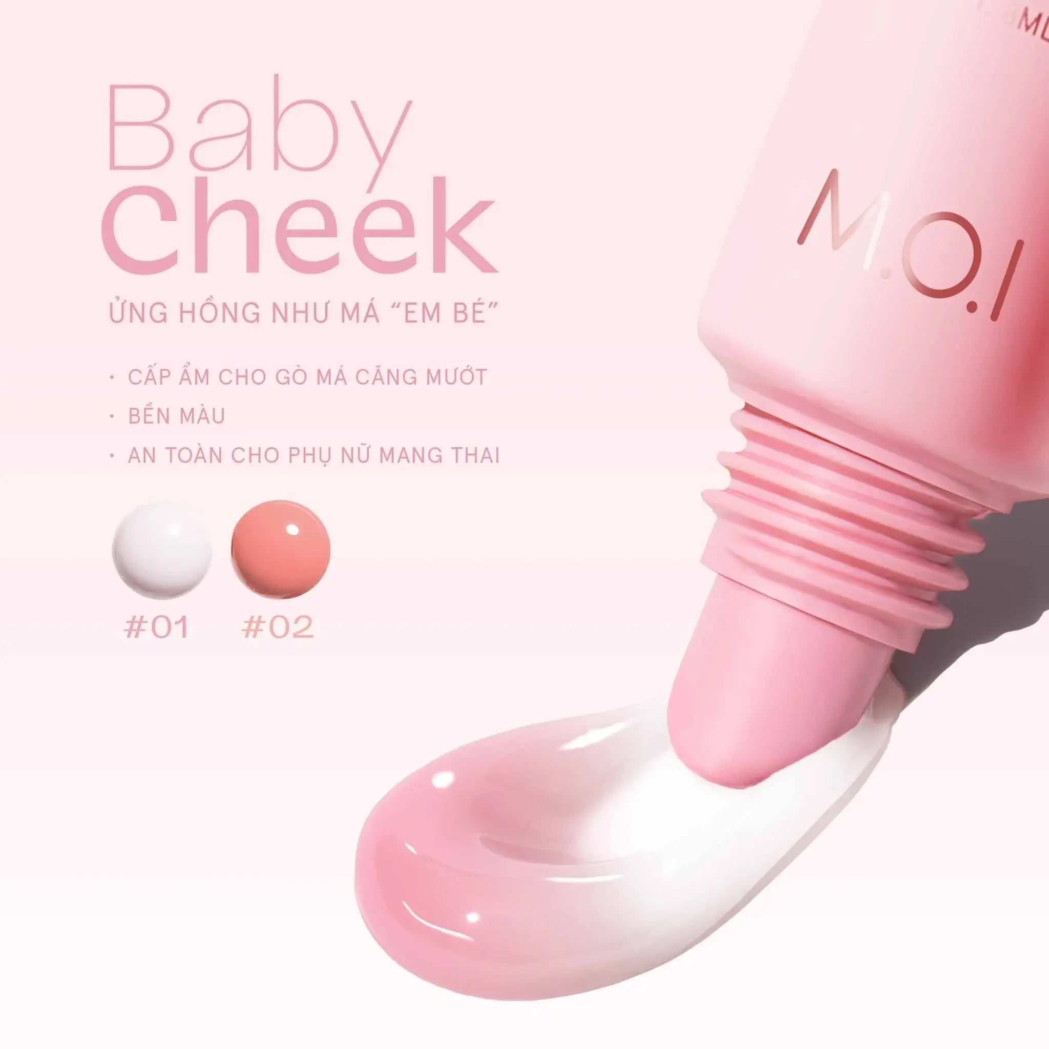 Má Hồng Sữa - M.O.I Baby Cheek 14ml