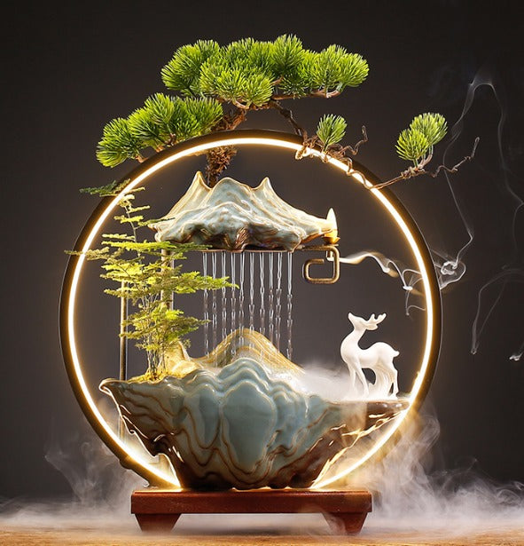 Harmony LED Waterfall Incense Fountain