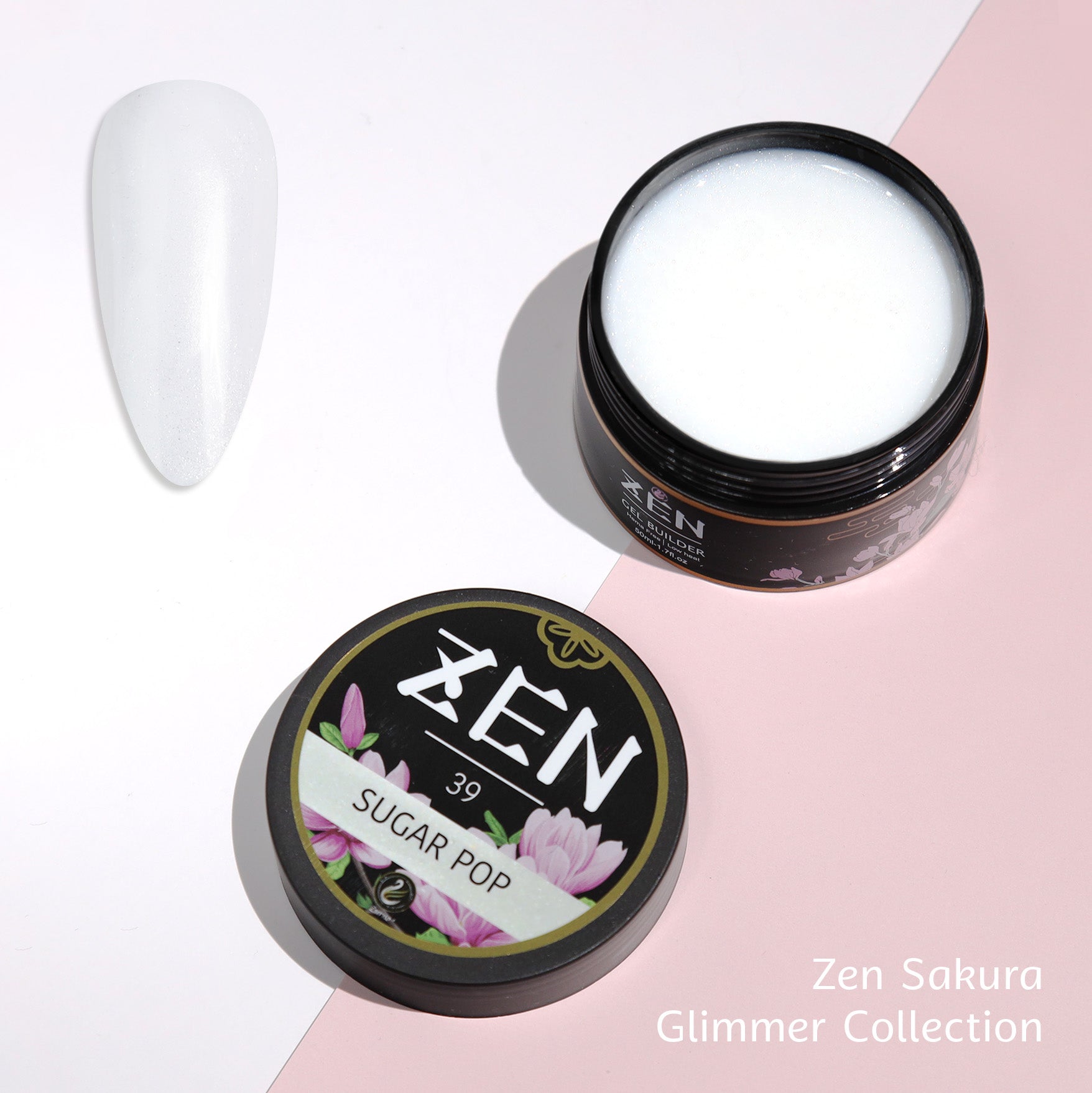 KaZEN | Builder Gel Sakura Glimmer Collection