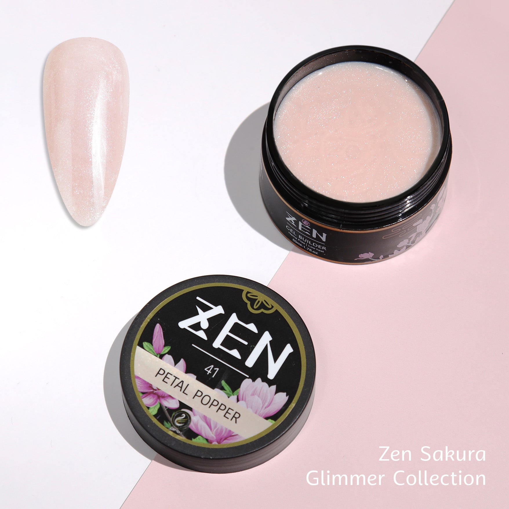 KaZEN | Builder Gel Sakura Glimmer Collection