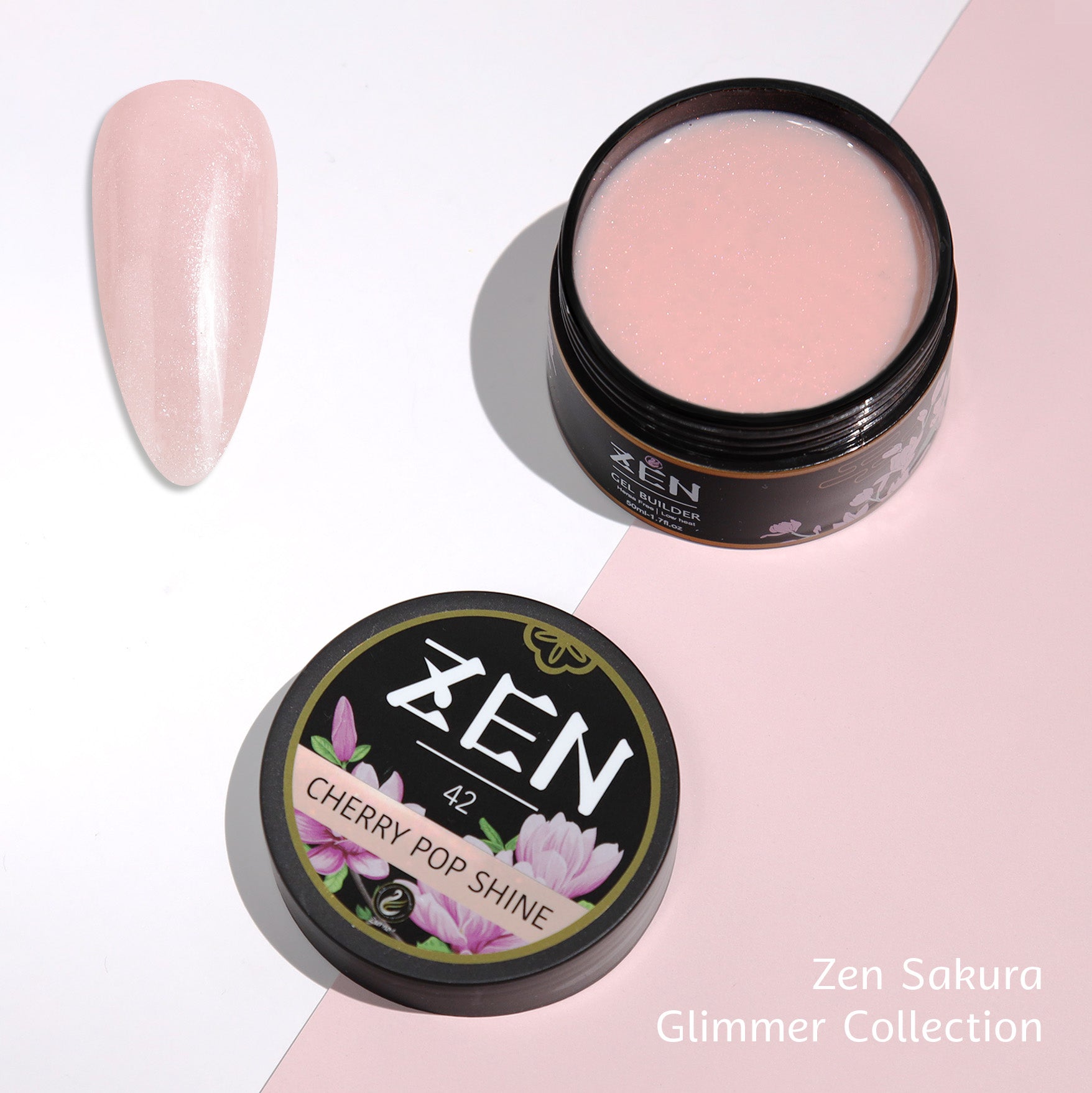 KaZEN | Builder Gel Sakura Glimmer Collection