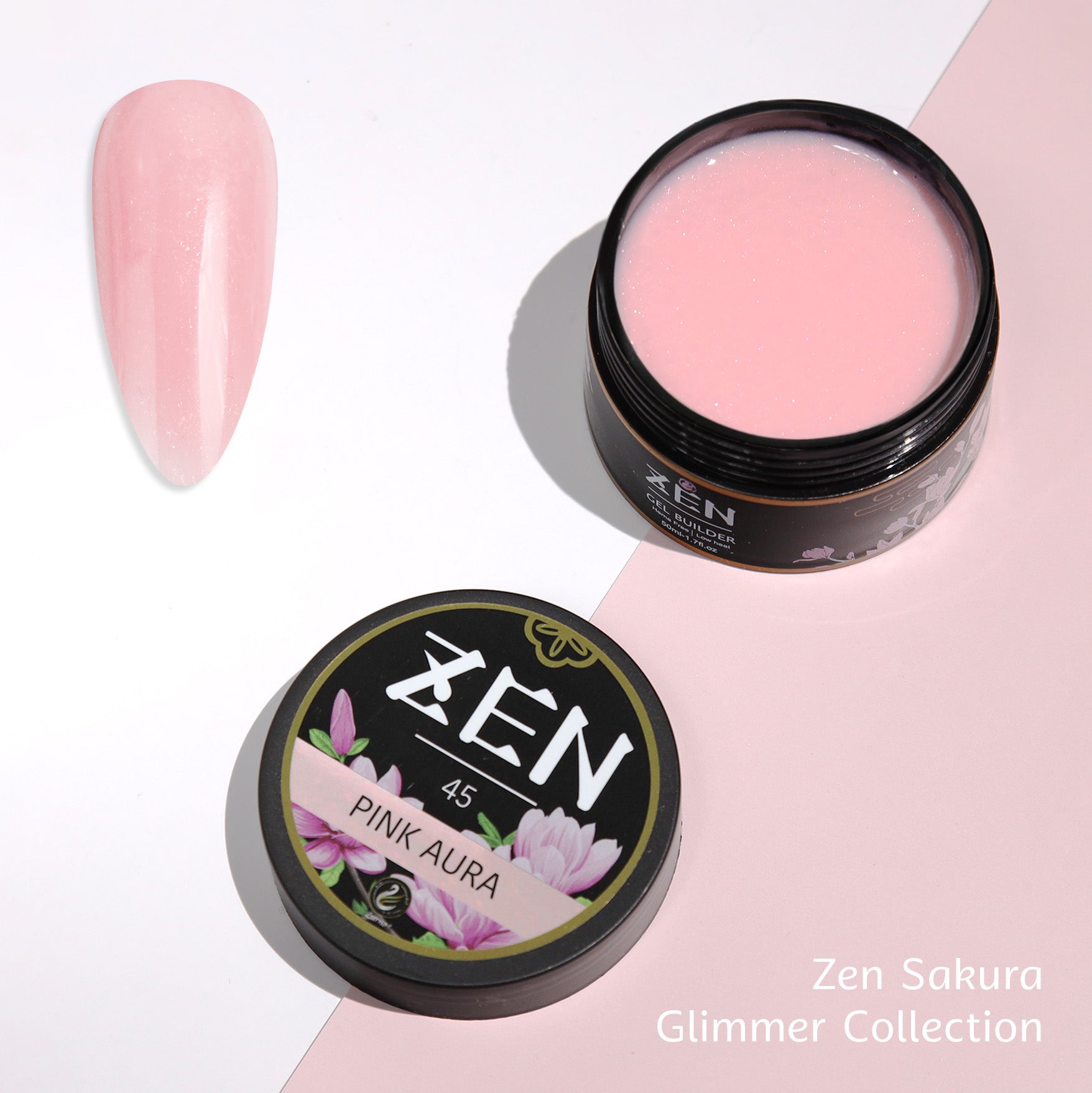 KaZEN | Builder Gel Sakura Glimmer Collection