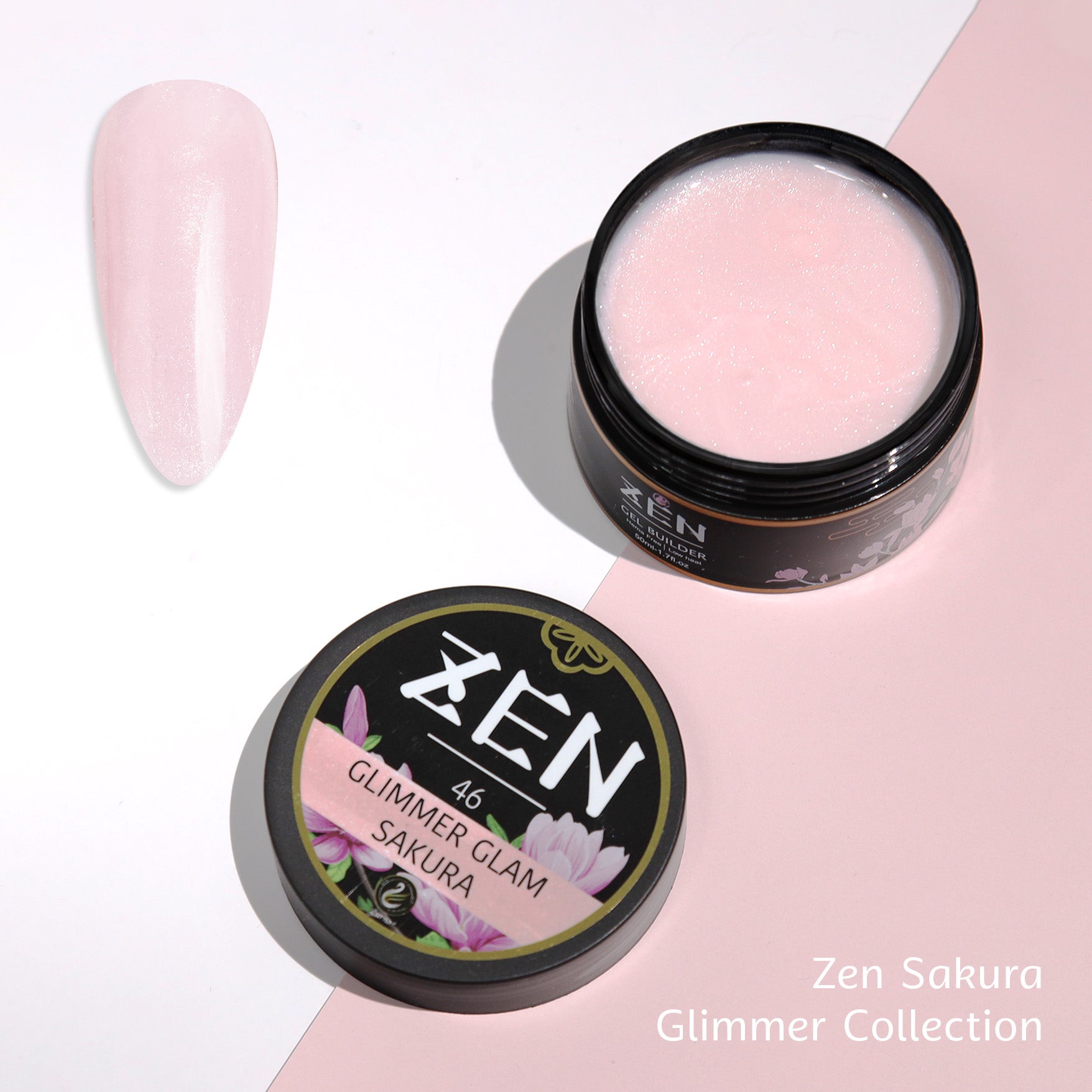KaZEN | Builder Gel Sakura Glimmer Collection