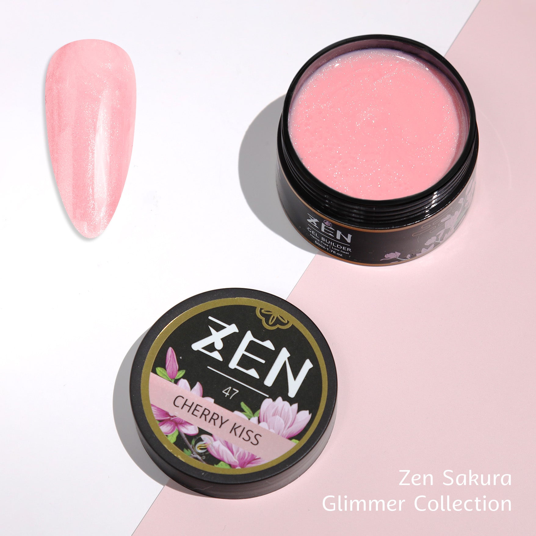 KaZEN | Builder Gel Sakura Glimmer Collection