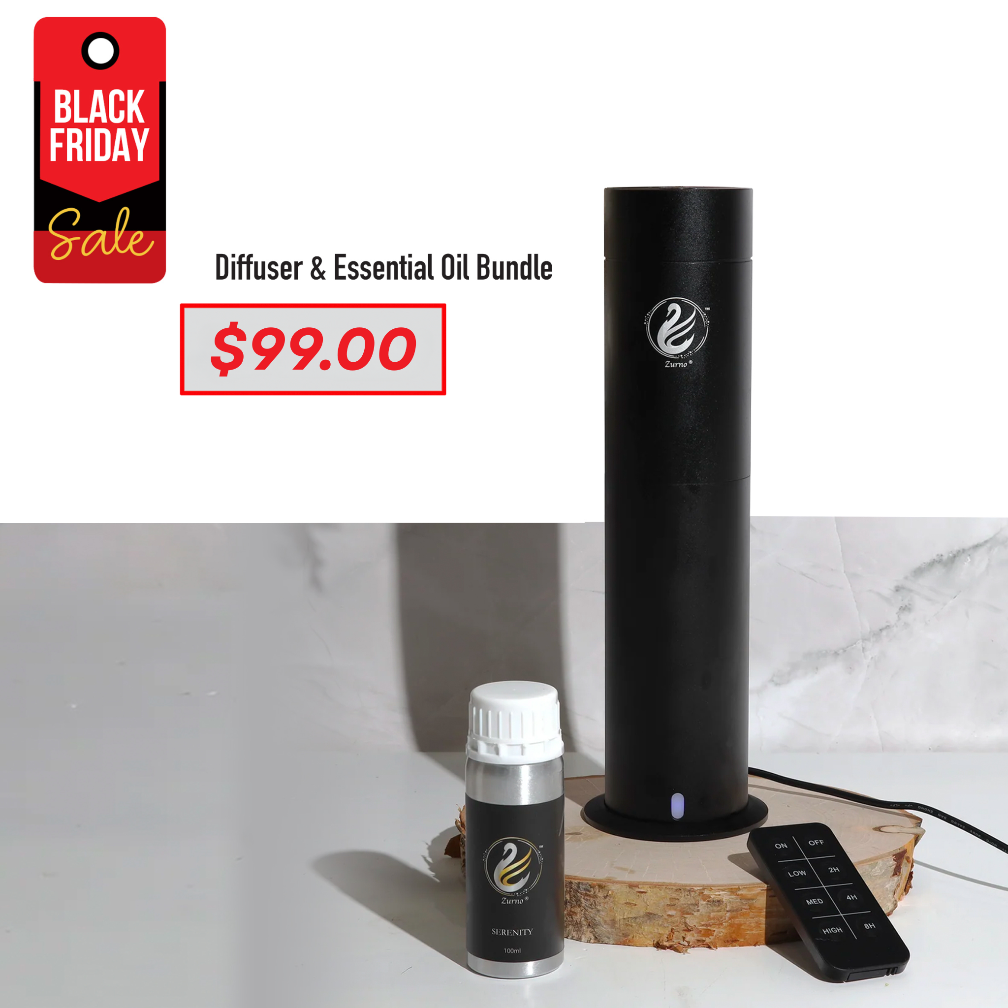 WhisperScent Diffuser & Essential Oil - Waterless Essential Oil - Plug In