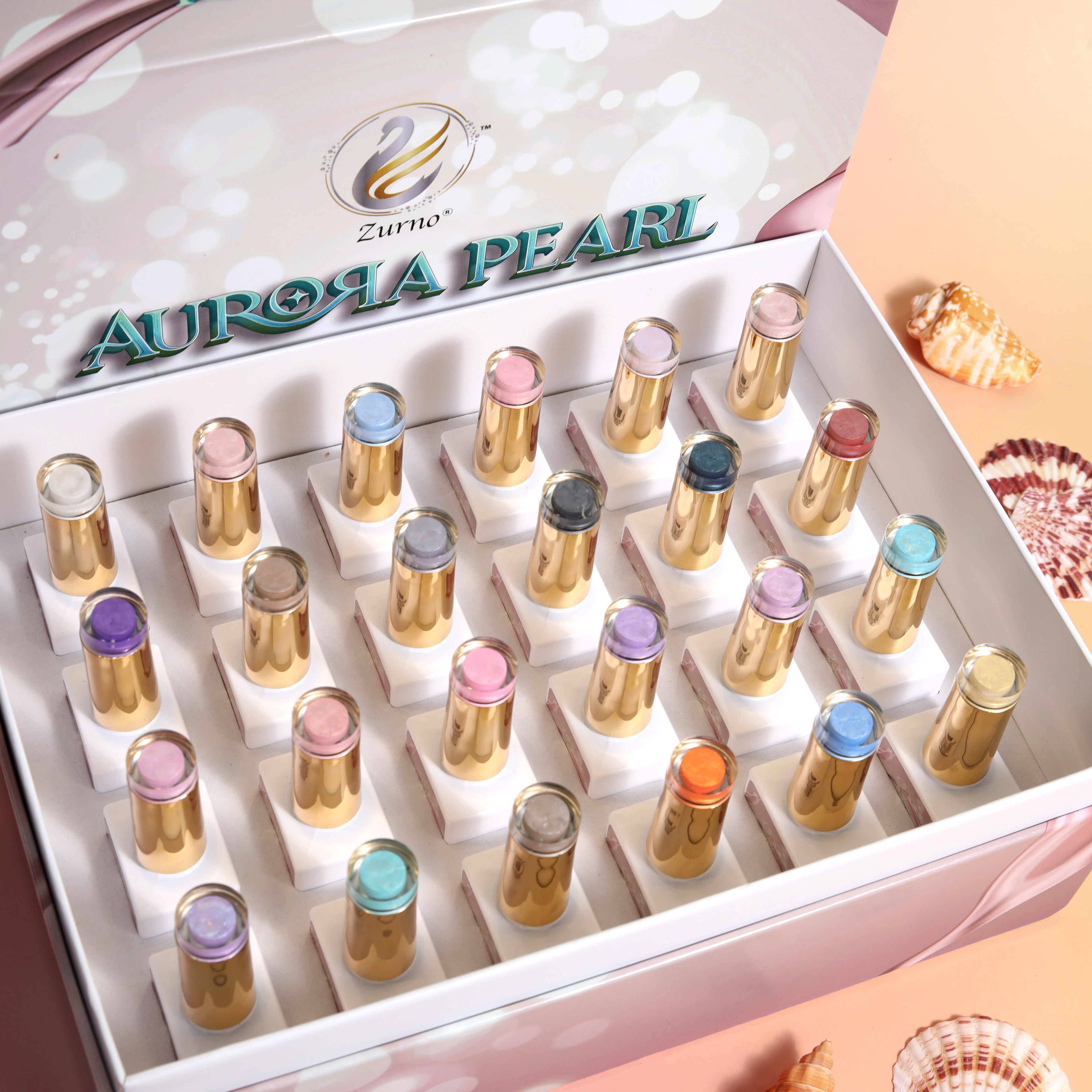 Aurora Pearl Gel Collection - 24 Colors
