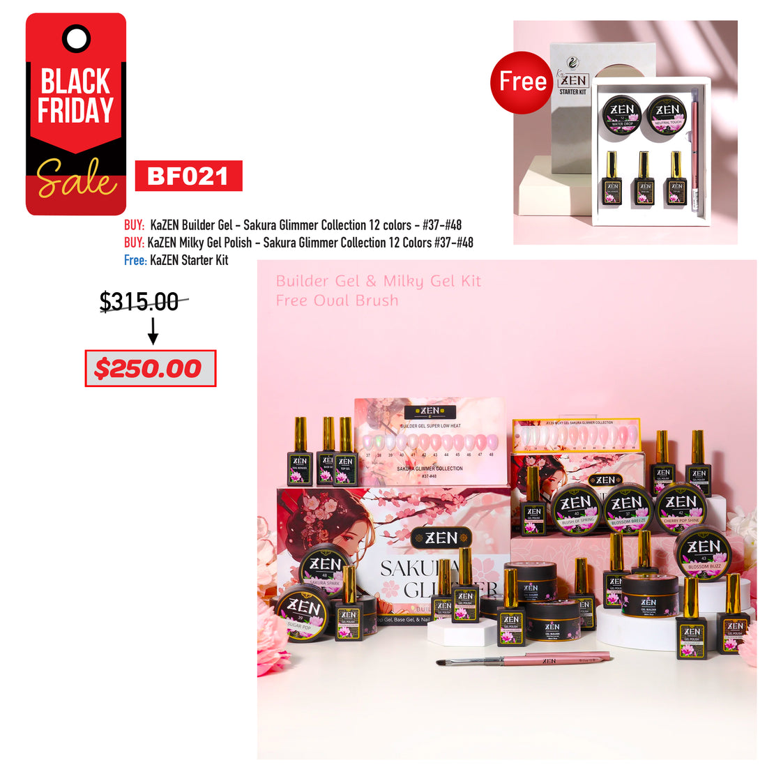 BLACK FRIDAY - KaZEN Builder & Milky Bundle - Sakura Glimmer Collection