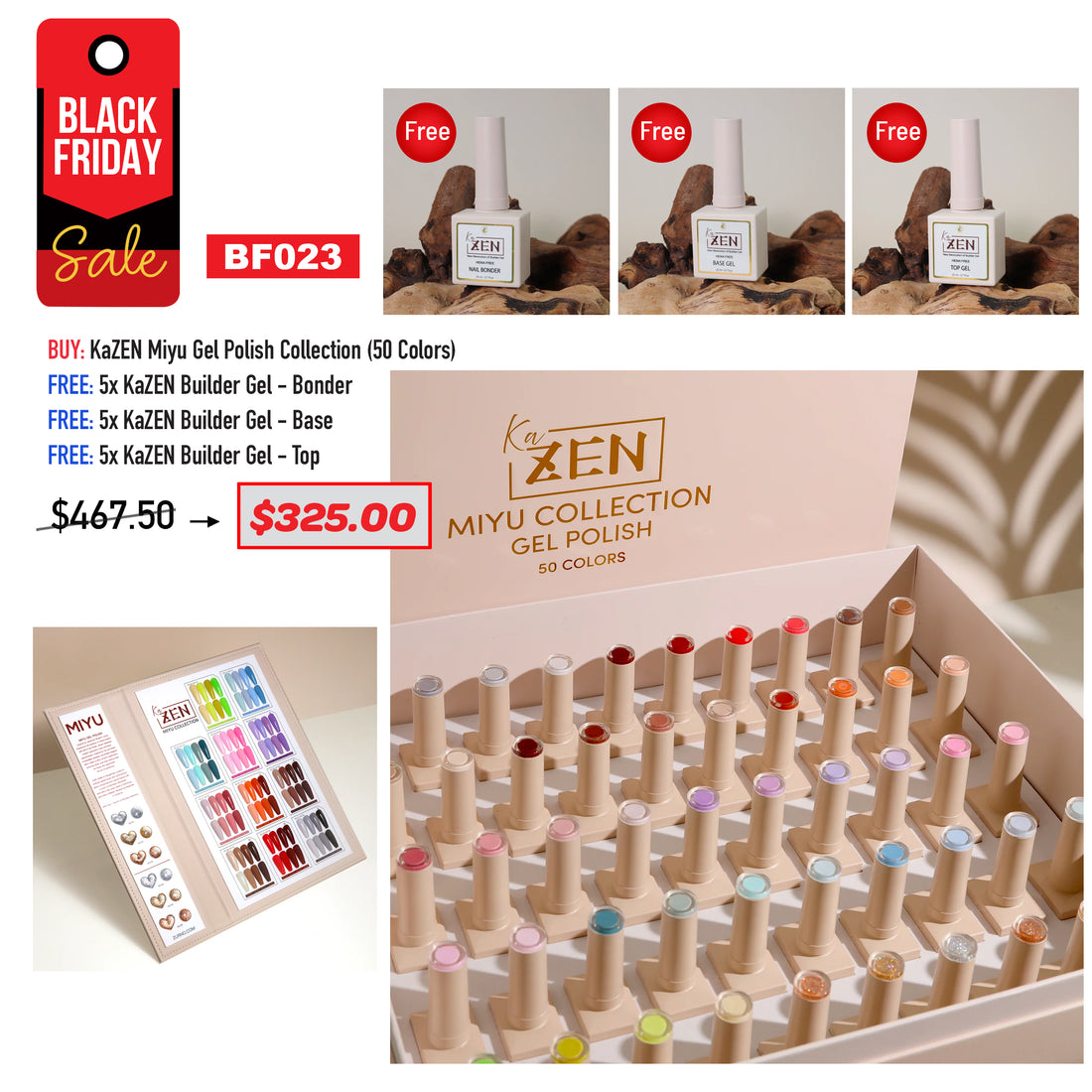 BLACK FRIDAY - KaZEN MIYU & Bond Base Top Bundle