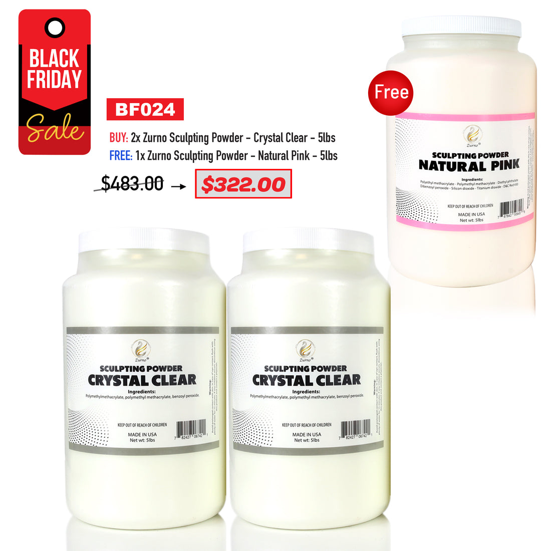 BLACK FRIDAY - Sculpting Powder 5lbs Bundle