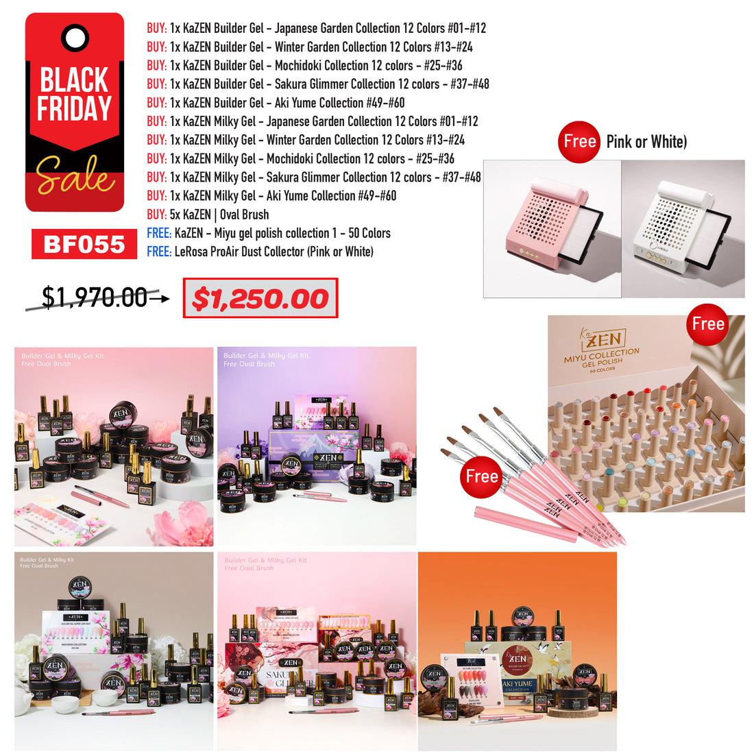 BLACK FRIDAY - KAZEN Collections & MIYU Collection 1