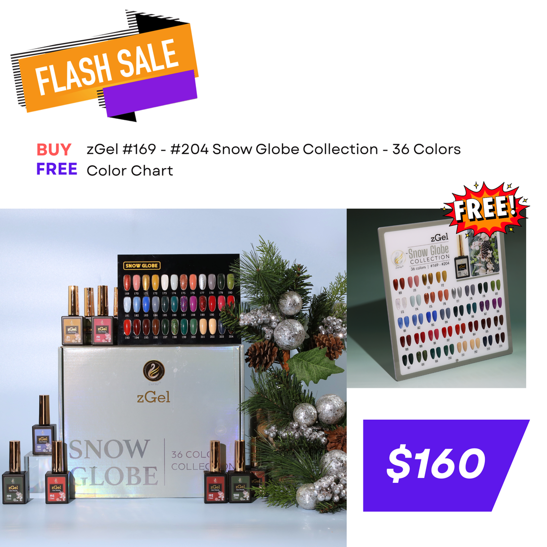 FLASH SALE - zGel Snow Globe Deal