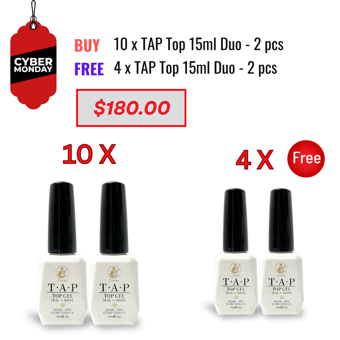 CYBER MONDAY SALE - T.A.P - 15ml Duo Bundle (Base OR Top)