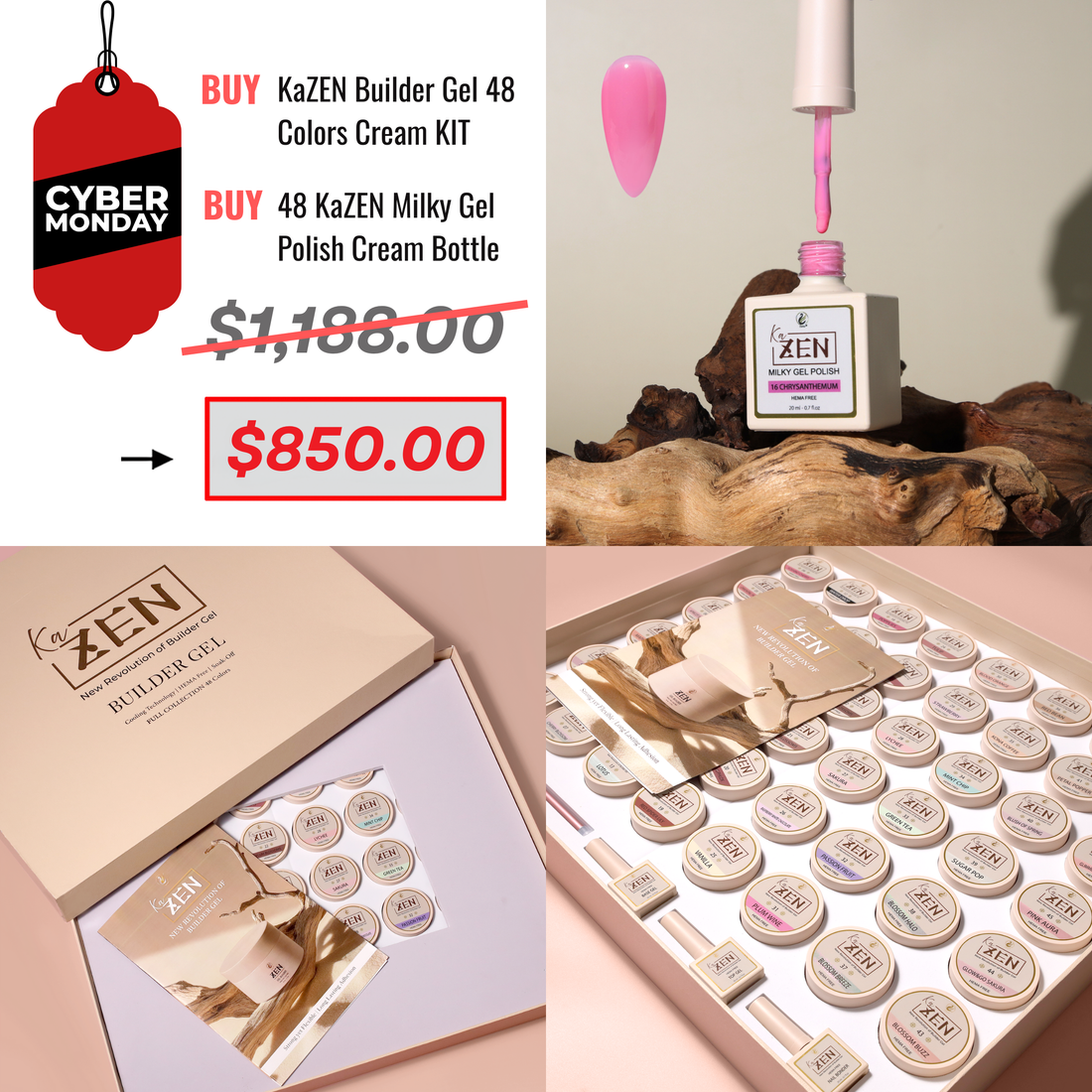 CYBER MONDAY SALE - KAZEN - Builder & Milky Cream Edition Bundle