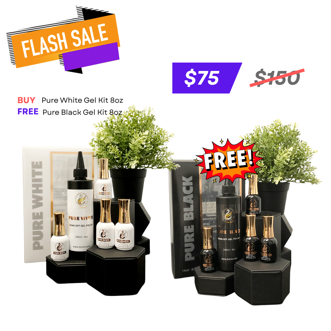 FLASH SALE - Pure Black & White Bundle