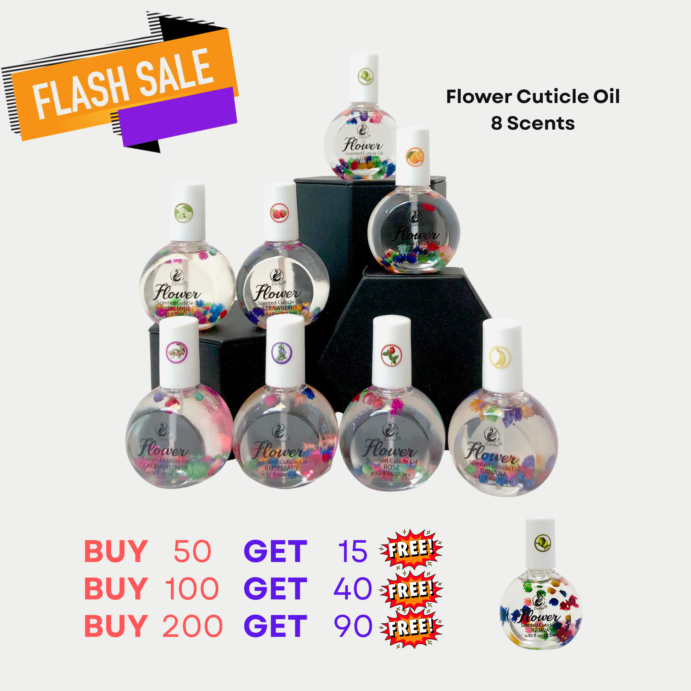 Flower Cuticle Oil 8 Scents