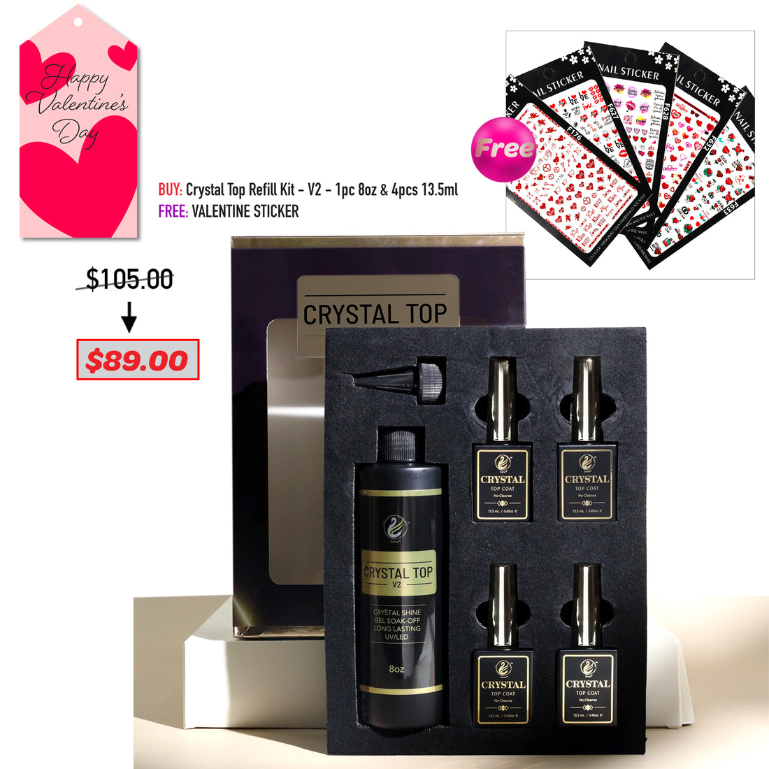 VALENTINE DEAL - Crystal Top Kit Bundle