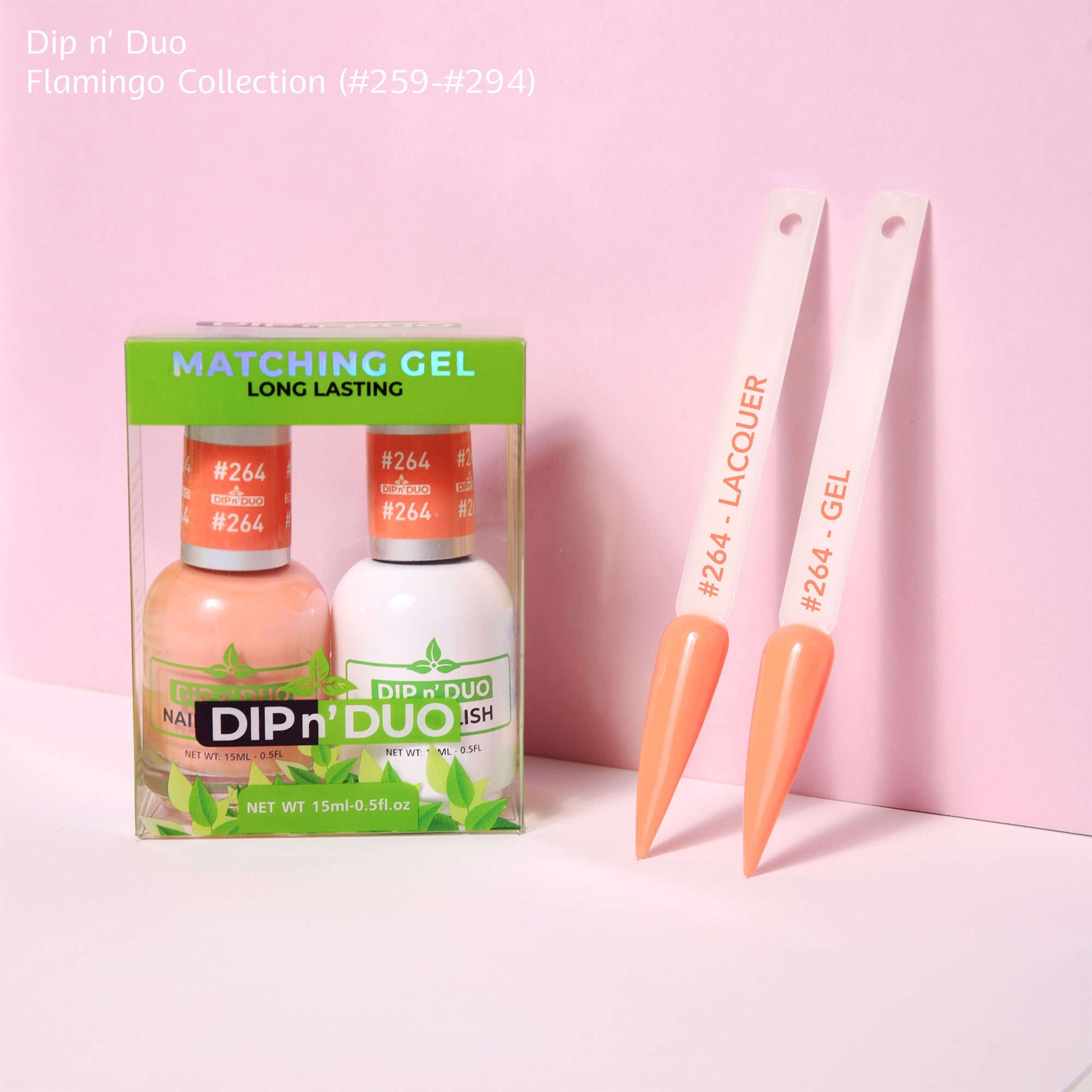 Dip n Duo Flamingo Collection Color 264 Gel polish Nail Lacquer