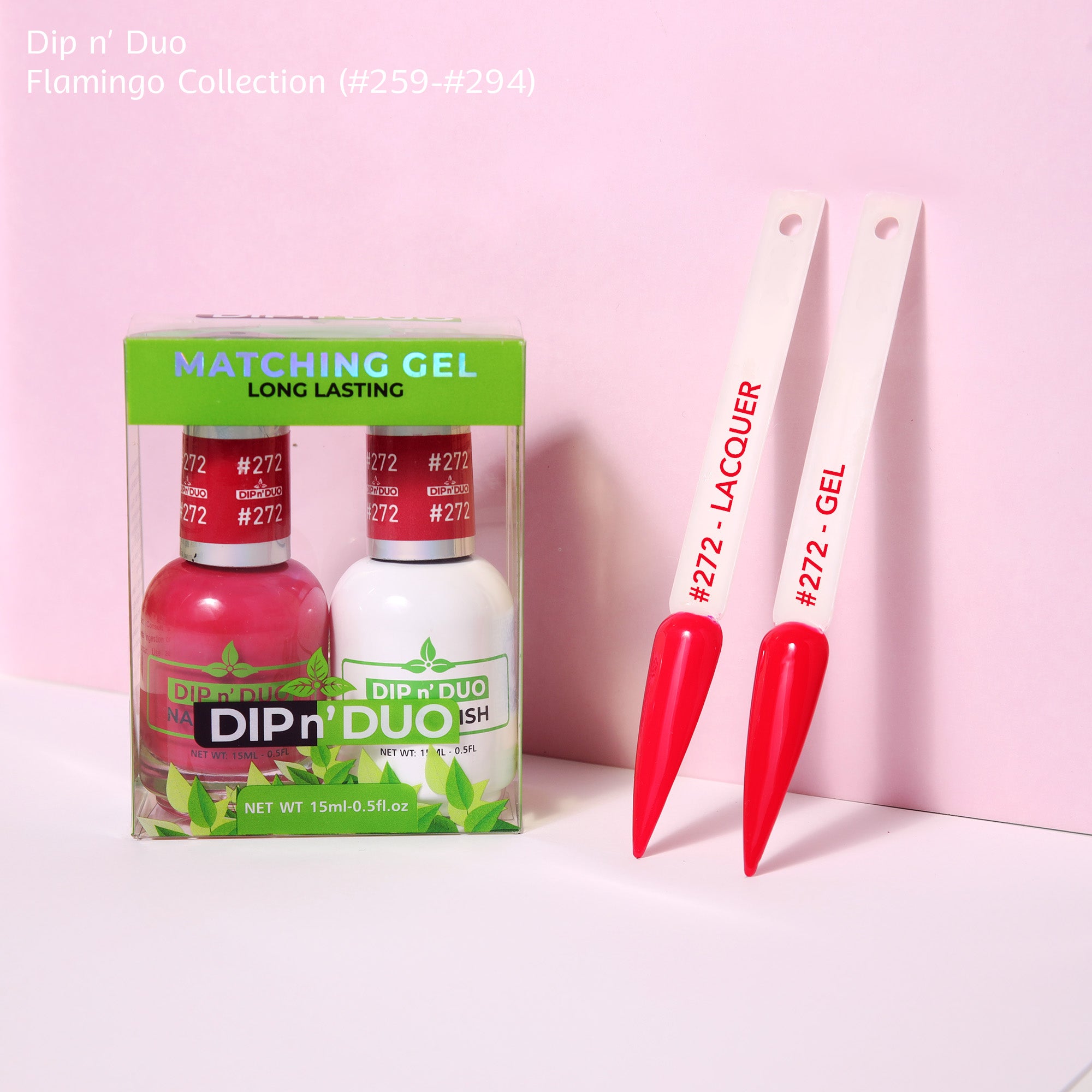 Dip n Duo Flamingo Collection Color 272 Gel polish Nail Lacquer
