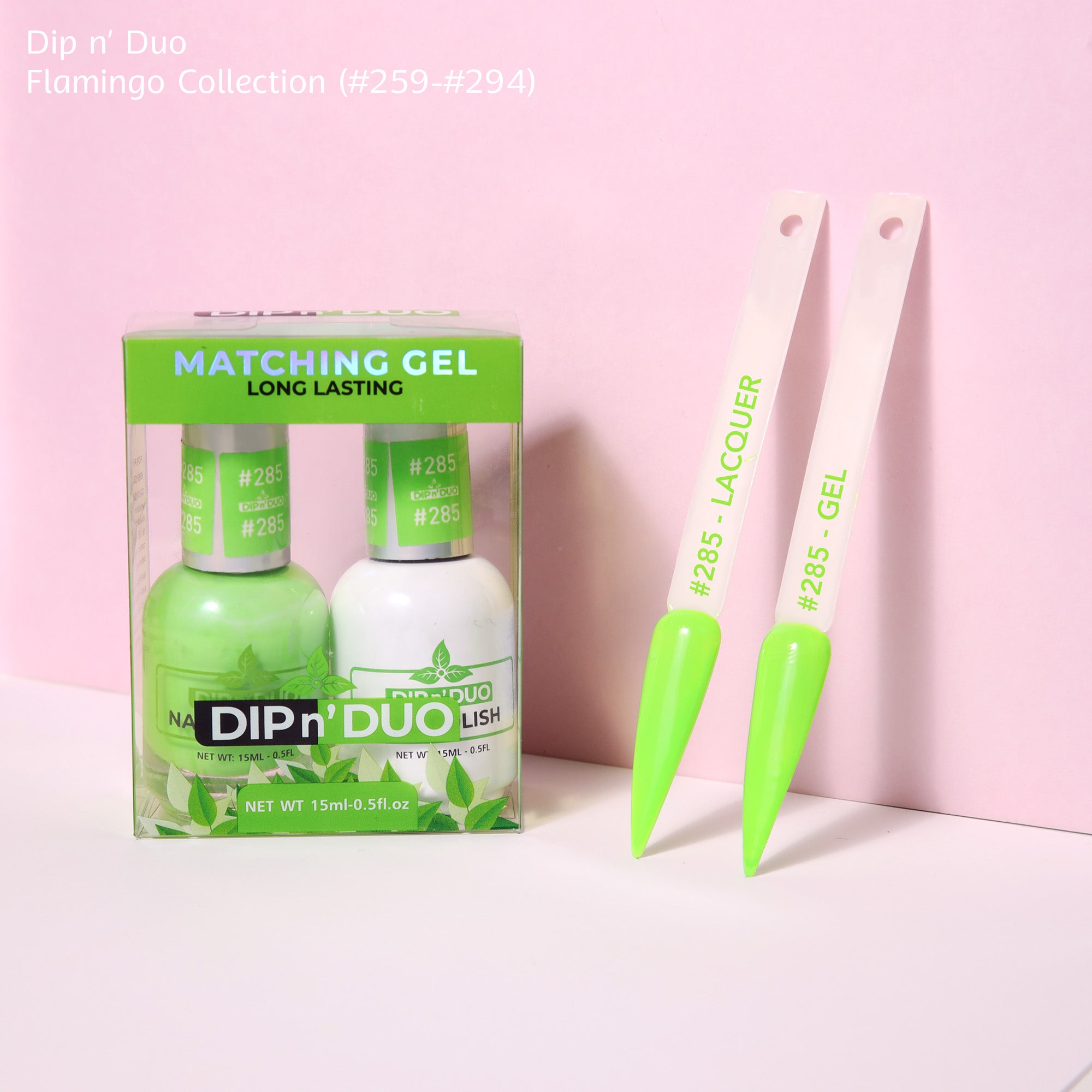 Dip n Duo Flamingo Collection Color 285 Gel polish Nail Lacquer