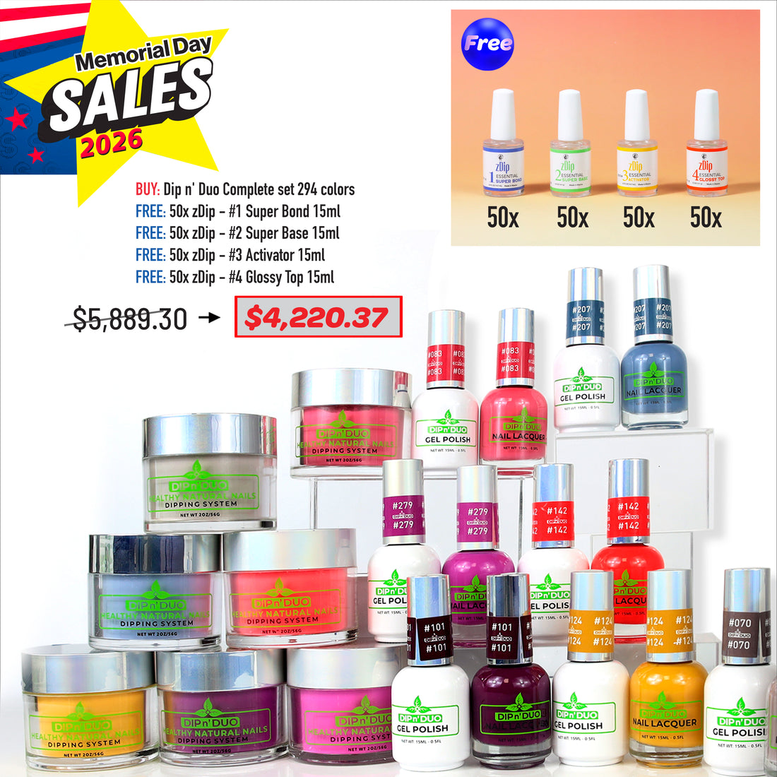 MEMORIAL DAY DEAL - Dip n&