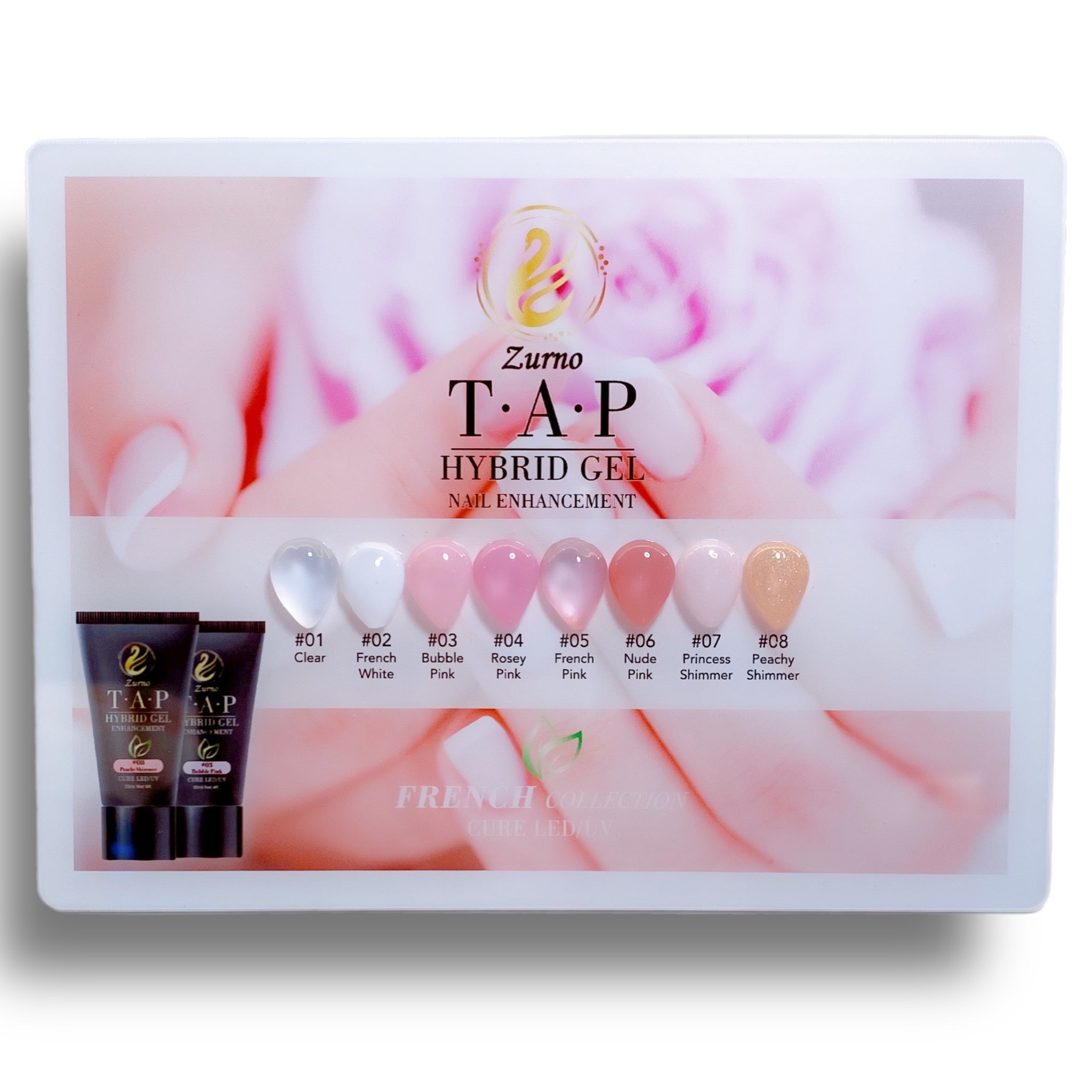 T.A.P Gel | Pink & White Collection - 8 Colors (60ml)