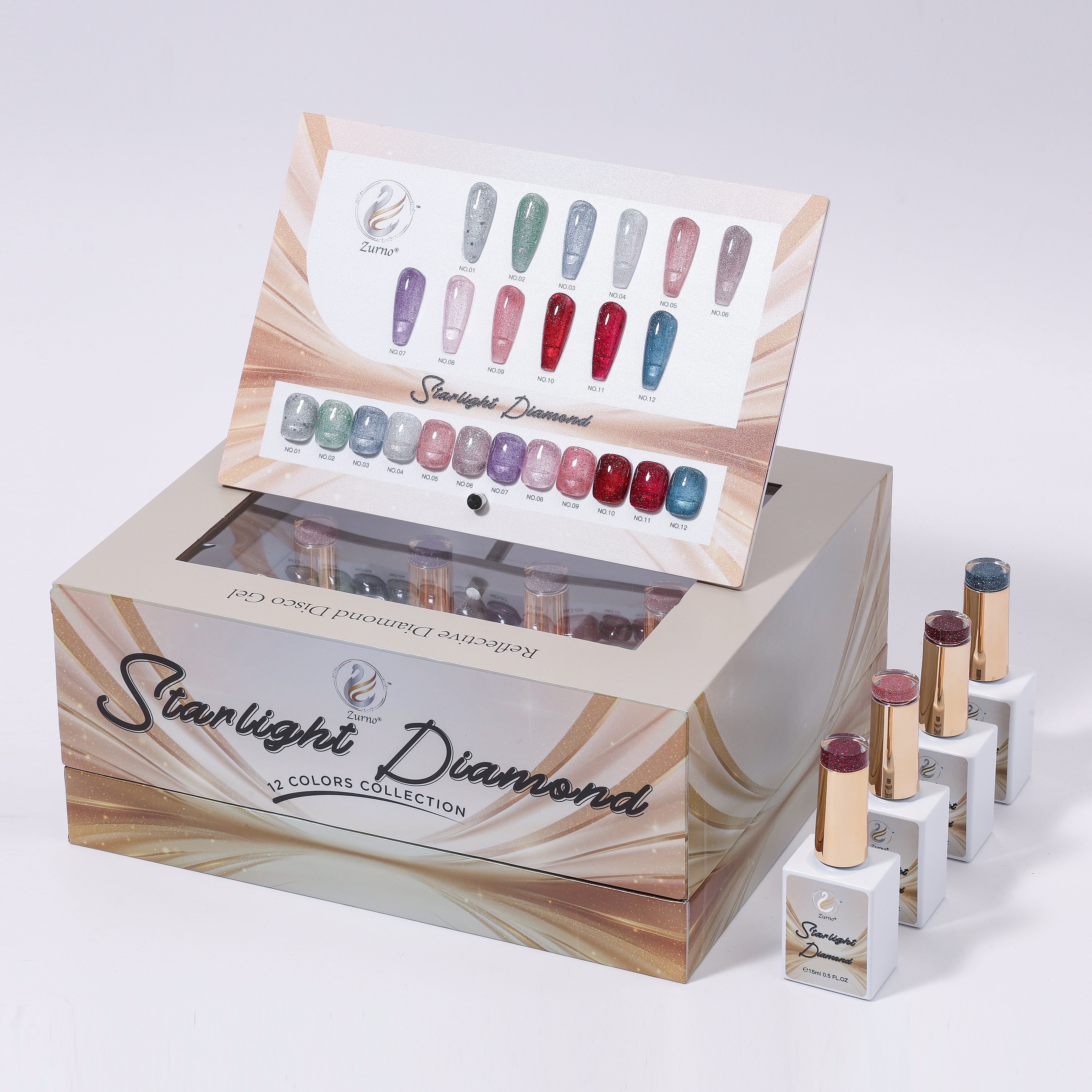 Reflective Diamond Disco Gel Collections