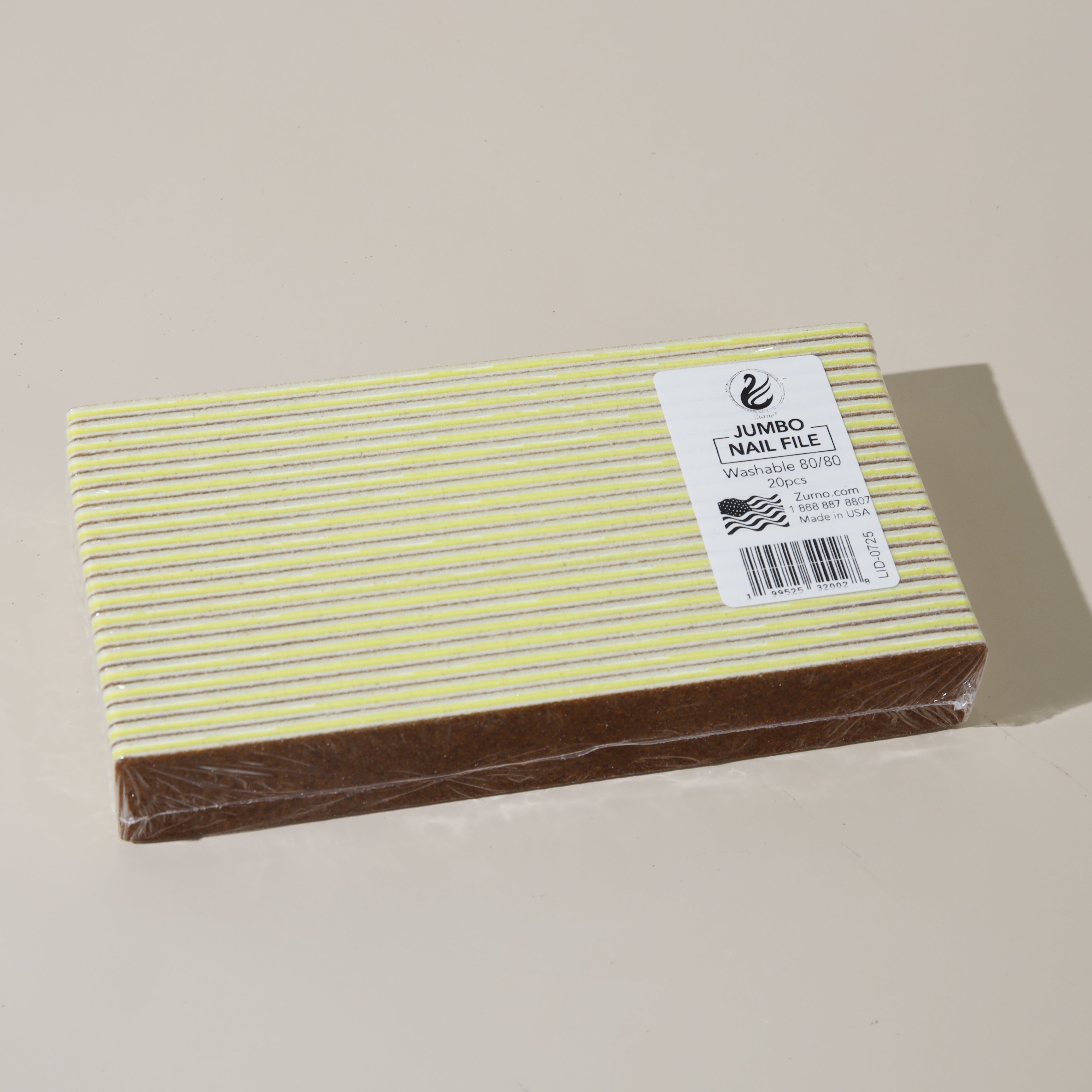 Zurno | UltraSmooth Jumbo File 80/80 – Brown (20pcs/pack)