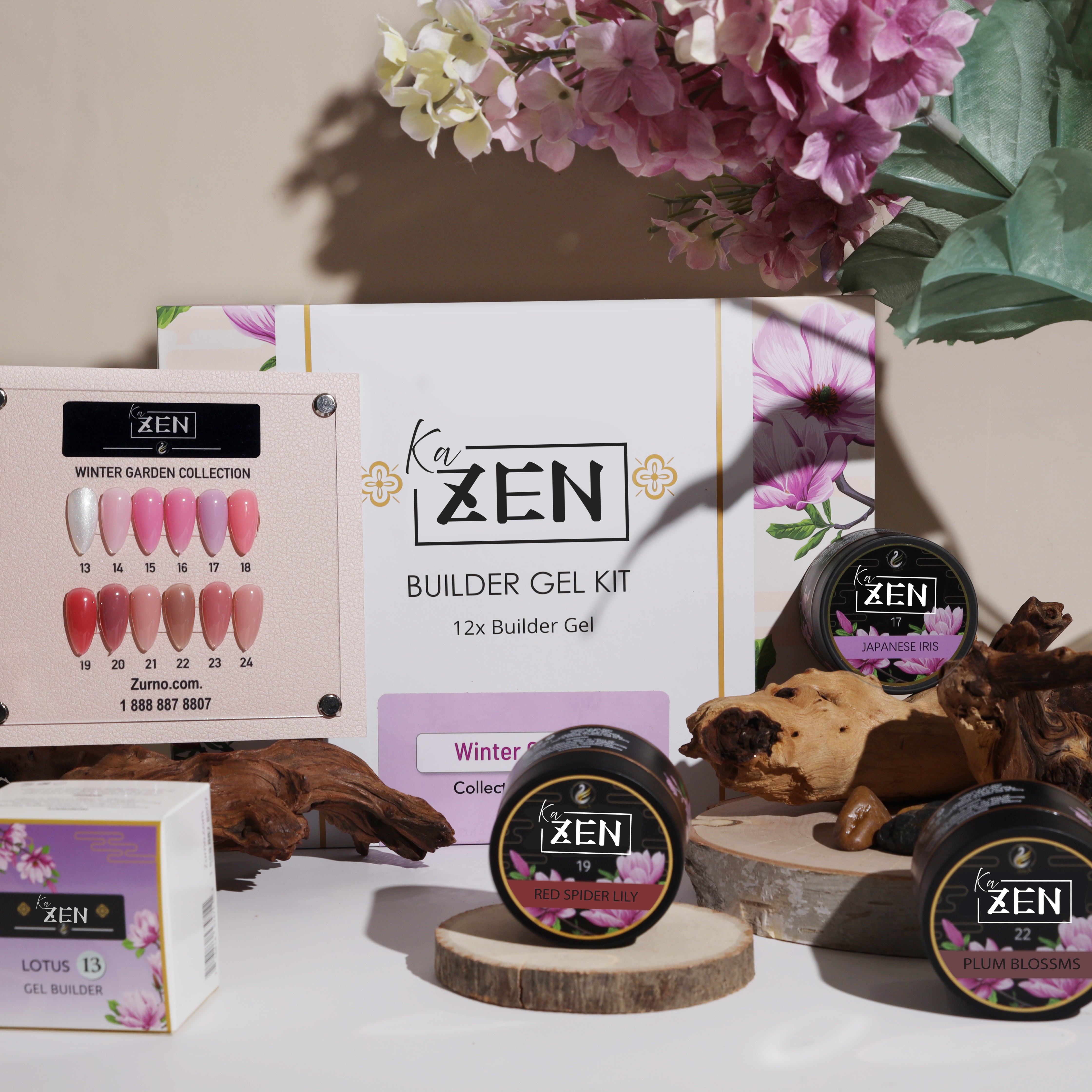 KaZEN | Builder Gel Winter Garden Collection #13-#24 – Nailsjobs