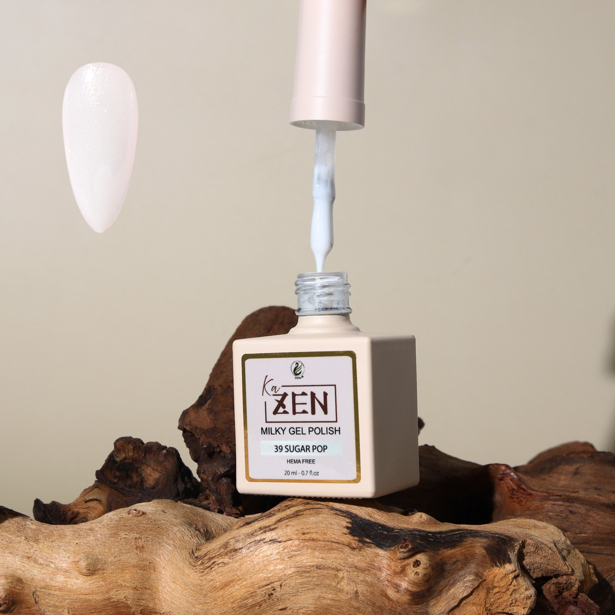 KAZEN | Milky Gel Polish - Cream