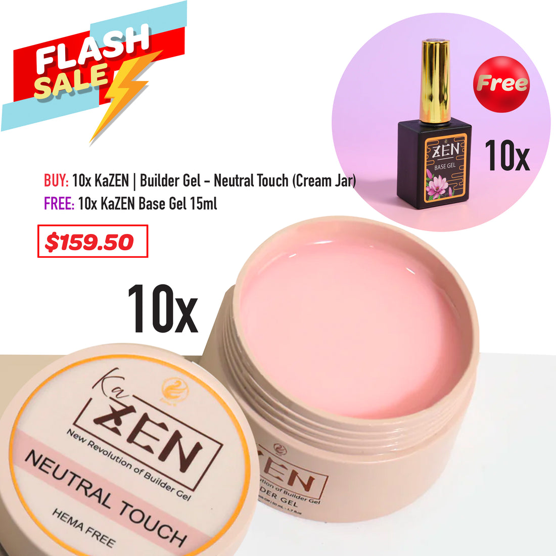 FLASH SALE -KaZEN Neutral Touch CREAM & Base Bundle