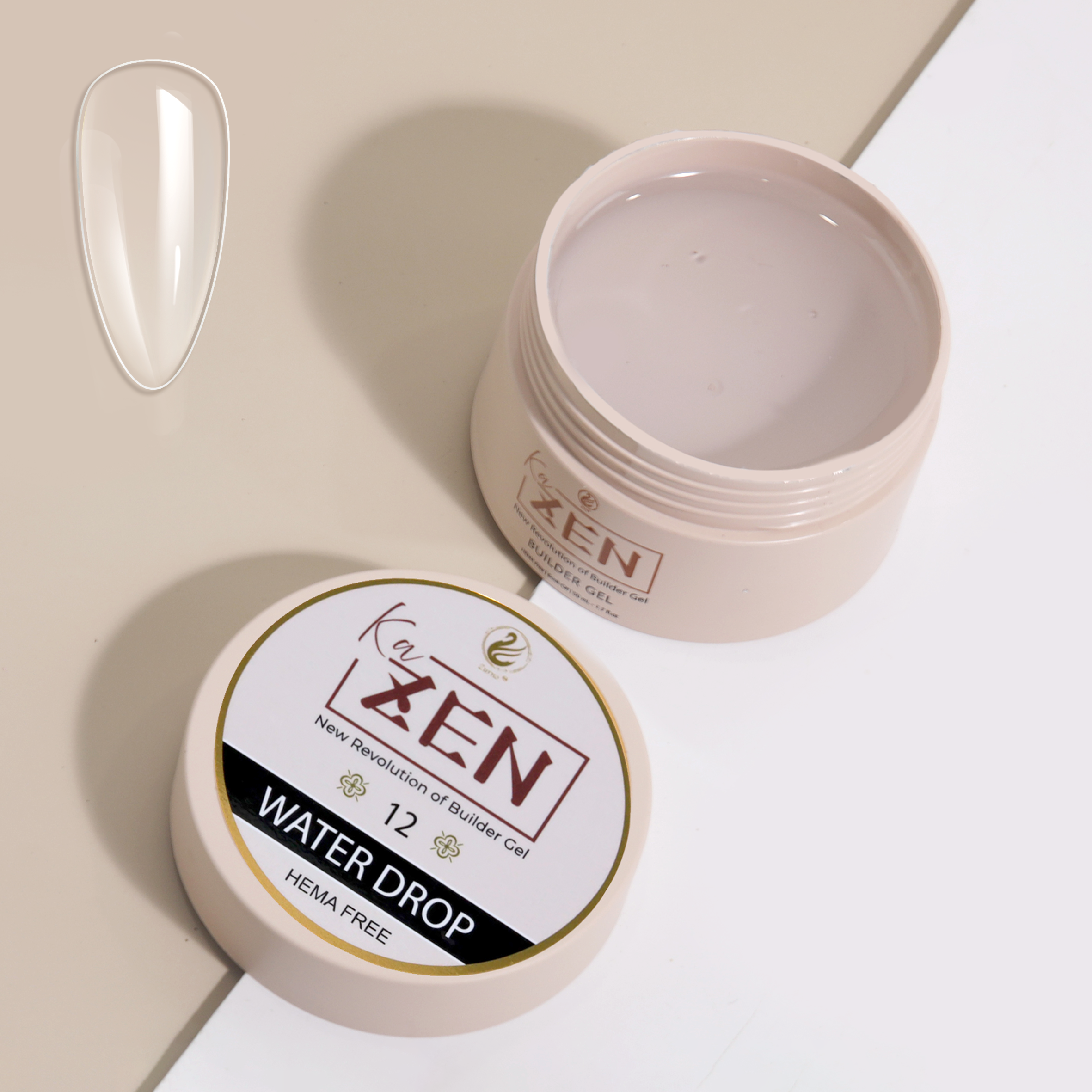 KaZEN | Builder Gel - Water Drop - Clear