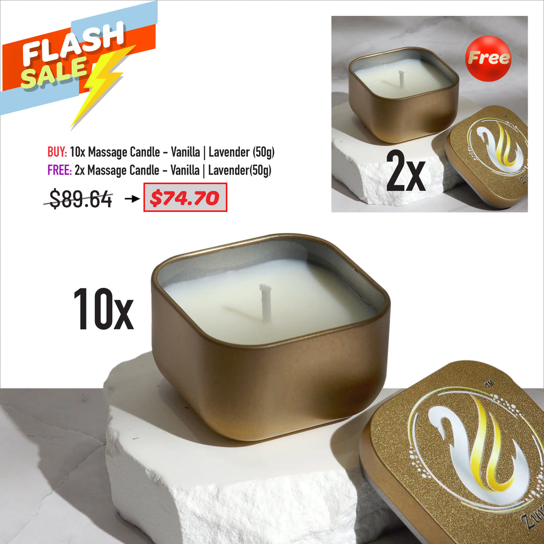 FLASH SALE - Massage Candle Bundle