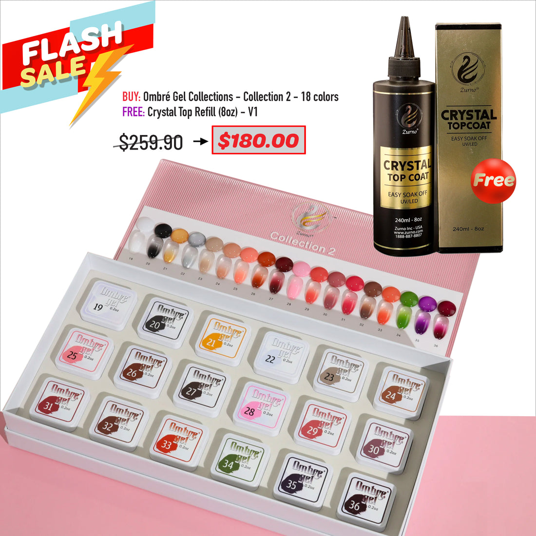 FLASH SALE - Ombre Gel Collection Bundle