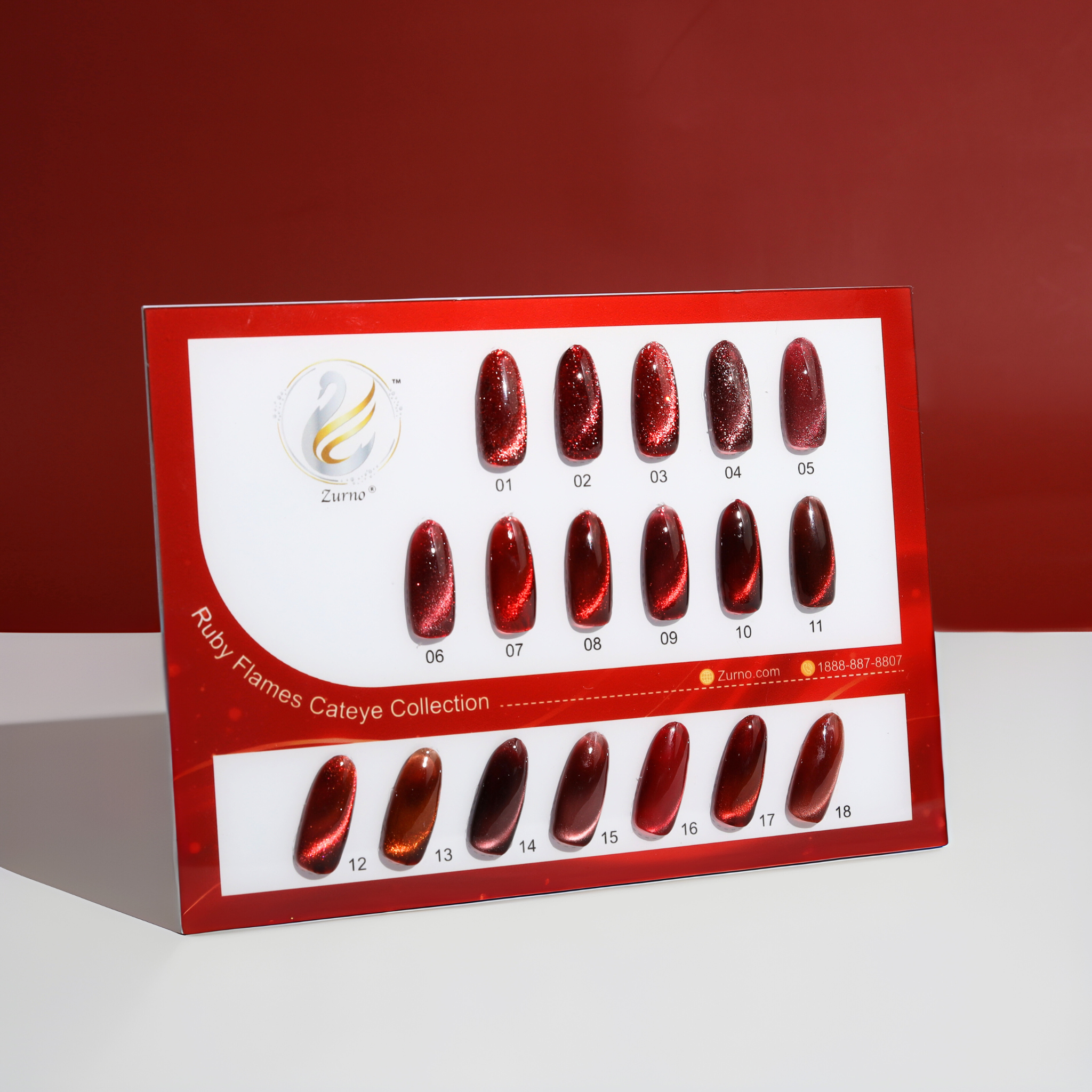 Ruby Flame Cateye Gel Collection - 18 Colors