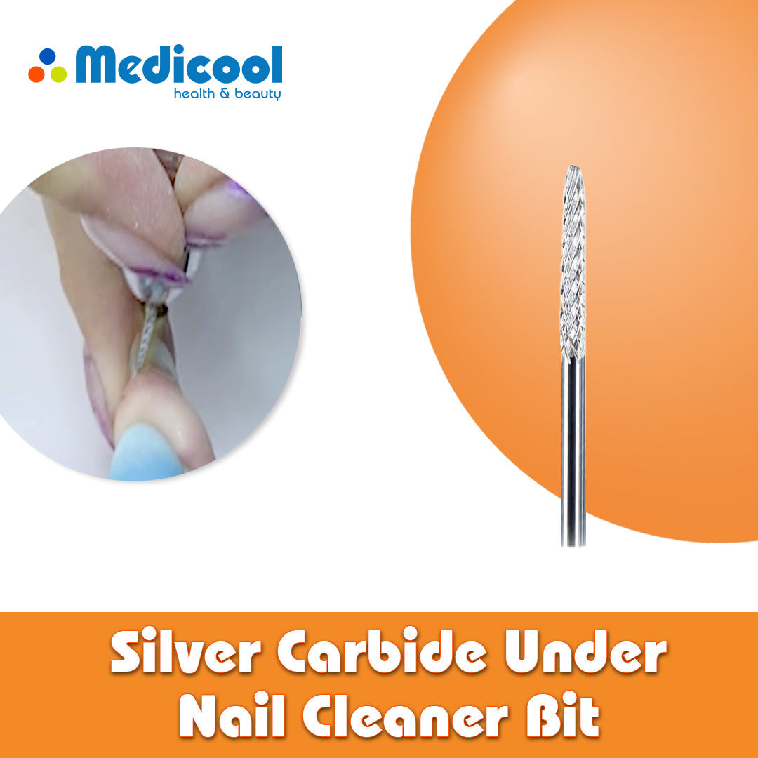 Silver Carbide Under Nail Cleaner CC4 Bit