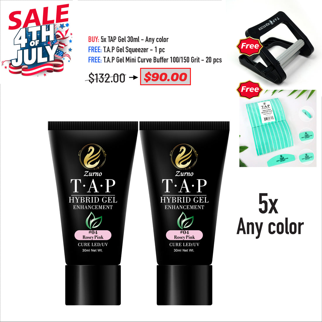 4TH JULY SALE - TAP Gel 30ml Bundle