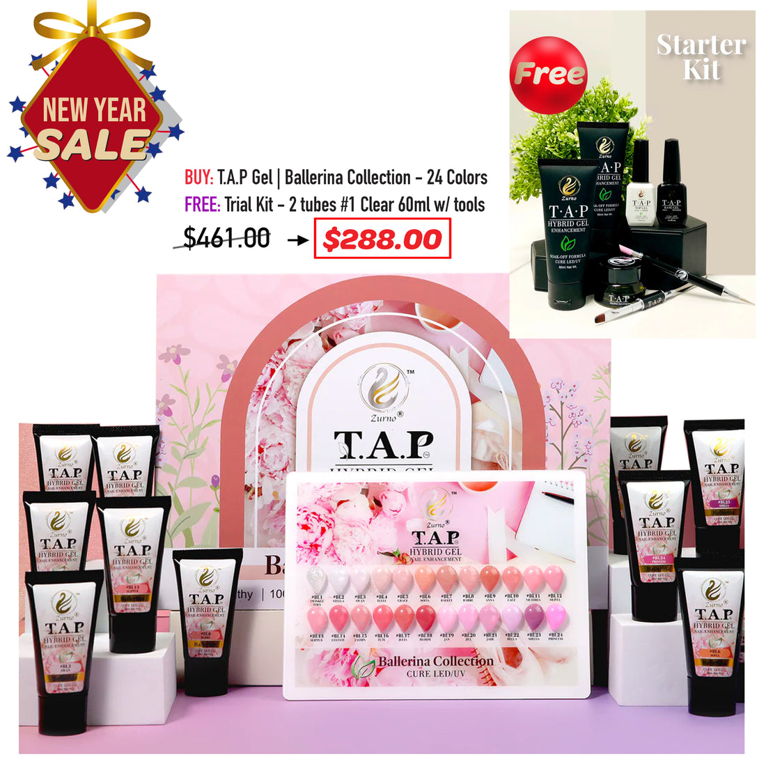 NEW YEAR SALE - T.A.P Gel Ballerina Collection Bundle