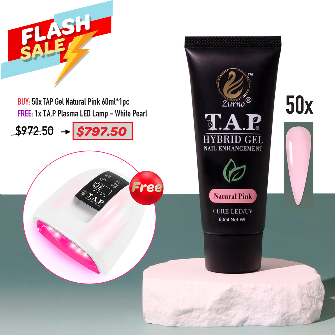 FLASH SALE - T.A.P 50x Natural Pink Bundles