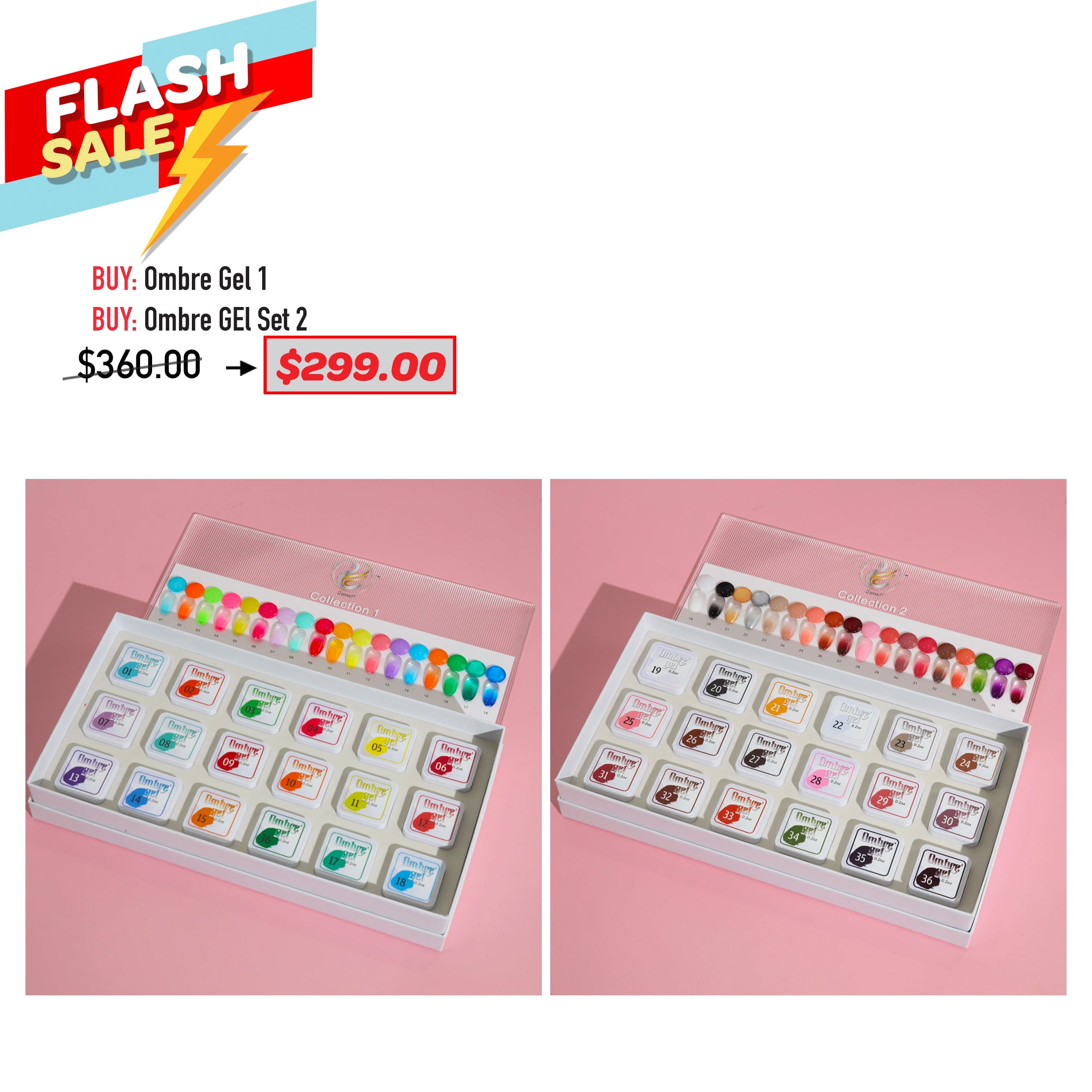 FLASH SALE - Ombre Gel Collections Bundle