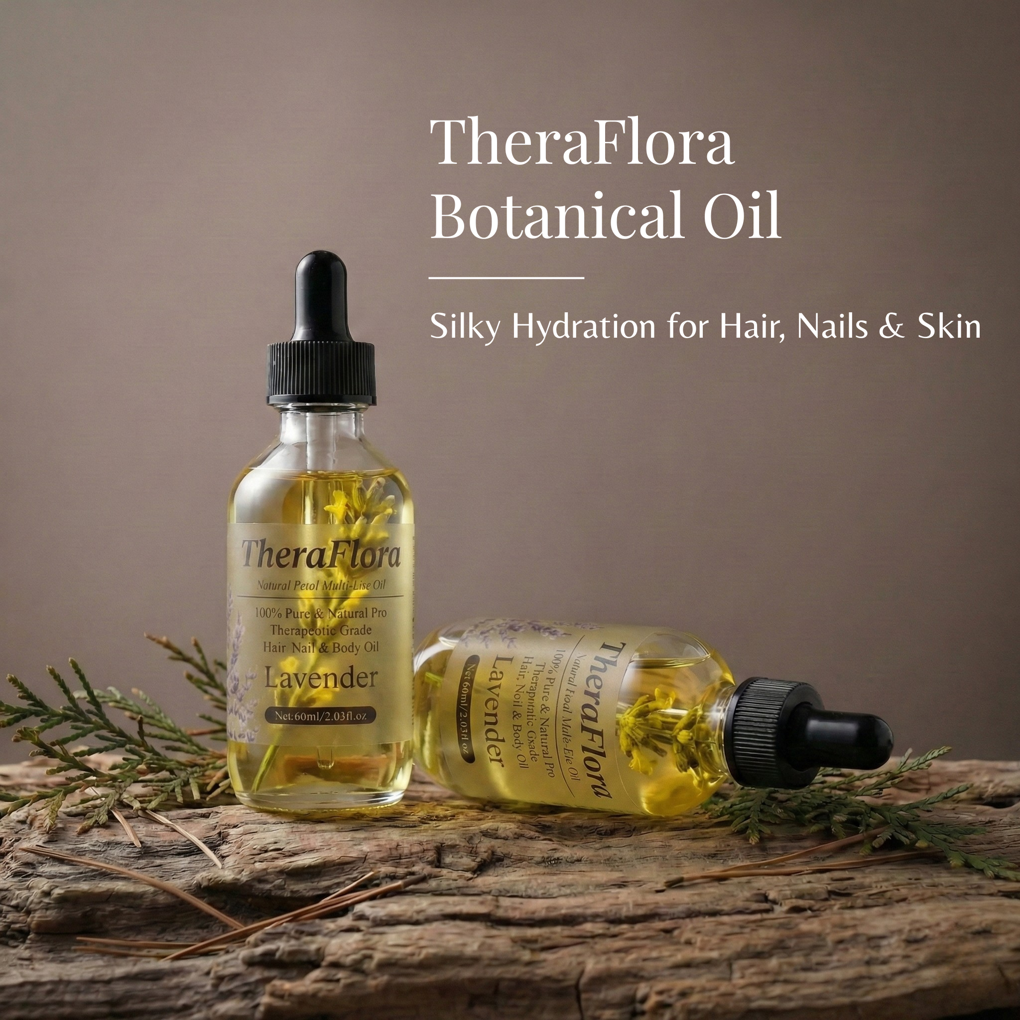 🌿 TheraFlora Body & Cuticle Oil