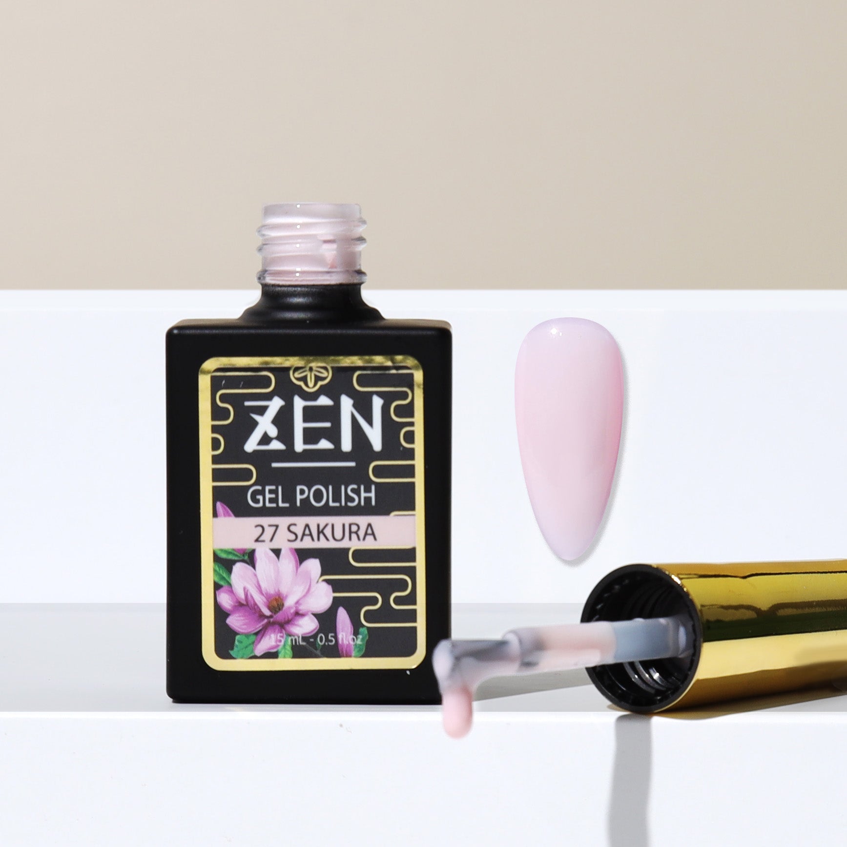 Zen Milky Gel (Gel Polish) Mochidoki Collection Color 27