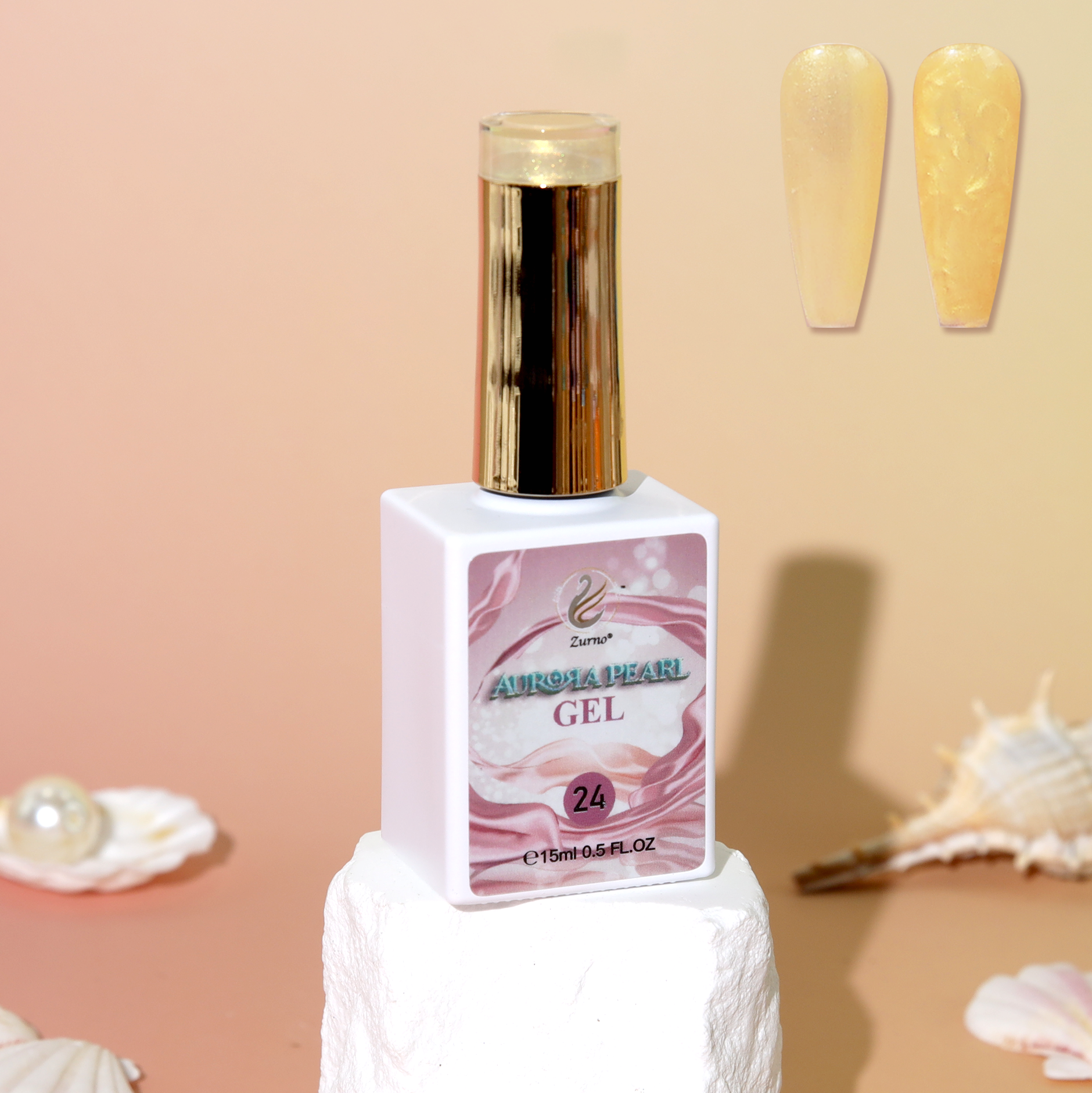 Aurora Pearl Gel Collection - 24 Colors